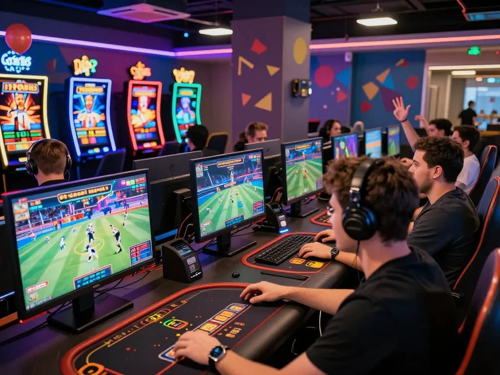 Dynamic players engaging in online gaming at Go88, showcasing excitement and diversity.