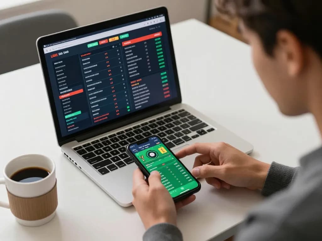 Place your bets with rr88 on a smartphone showing live game odds and betting interface.