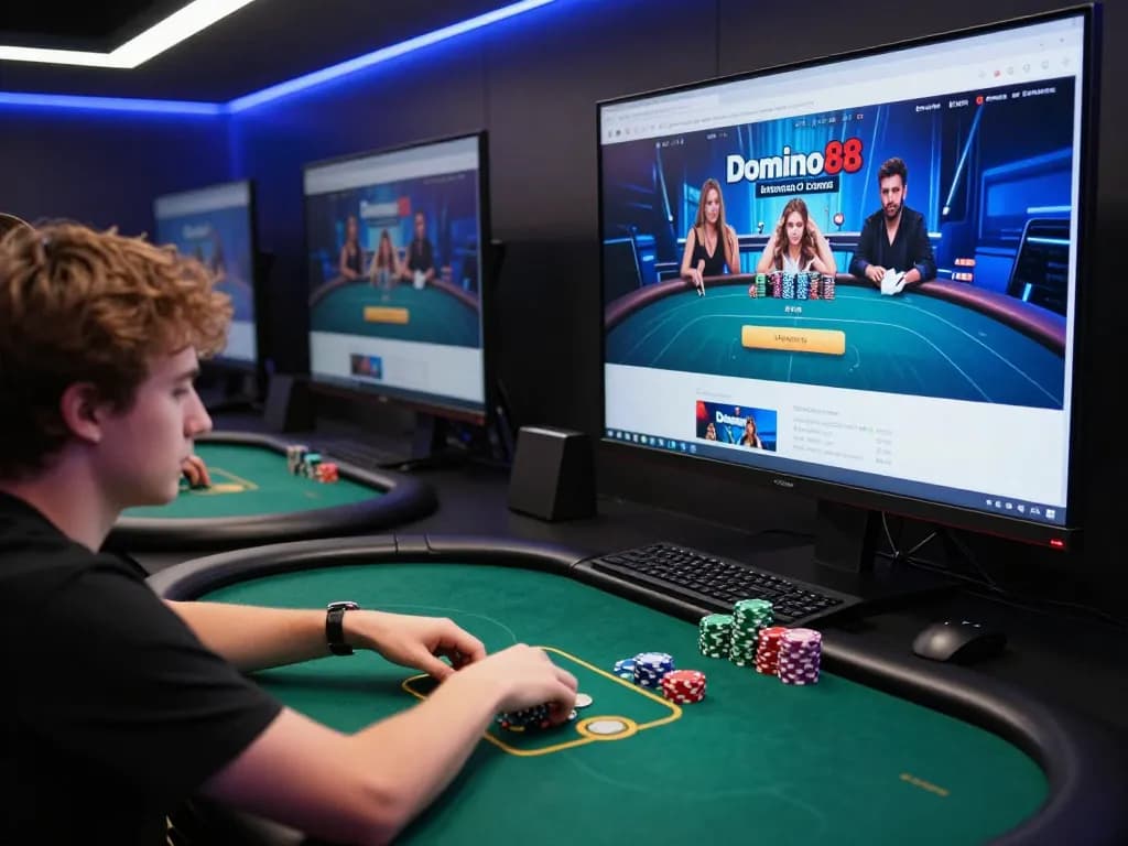 Experience the thrill of winning at Domino88 login while engaging in online poker strategy.