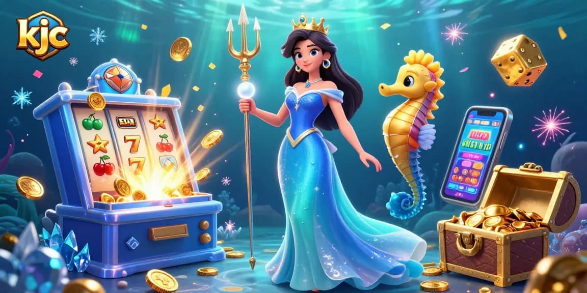 Experience thrilling casino adventures with kjc in this vibrant 3D illustration featuring exciting gaming elements and characters.
