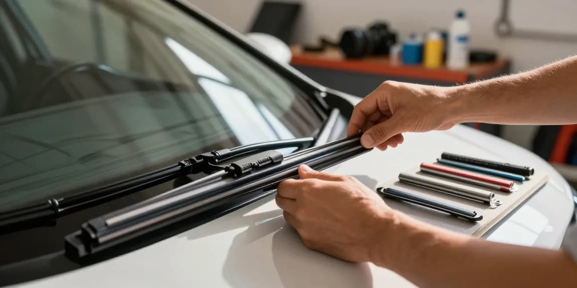 Installing a premium rear wiper blade for enhanced visibility and safety