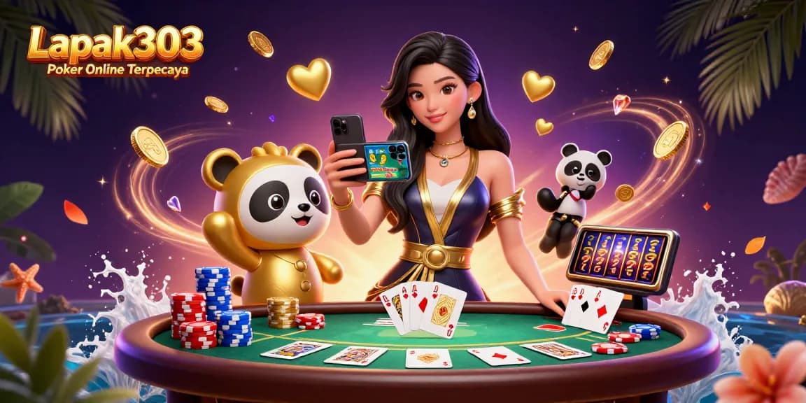 Join the excitement at Lapak303 Poker Online Terpercaya with dynamic poker action and golden gameplay elements.