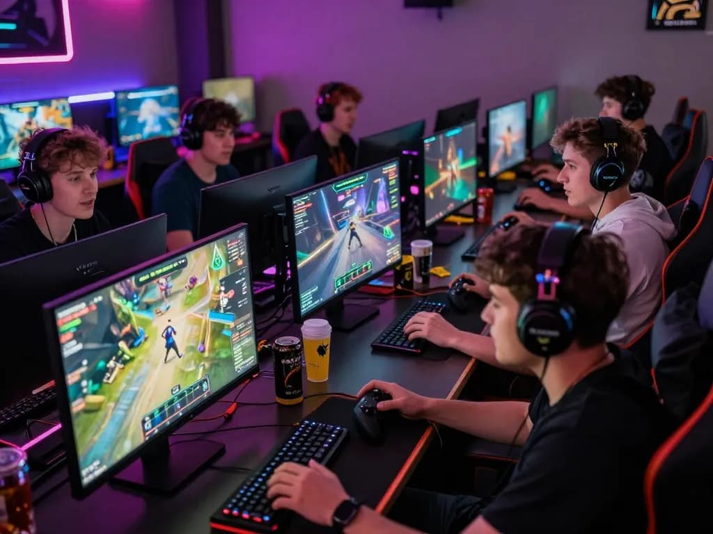 Exciting online gaming experience with players engaged in multiplayer battles at Go88.