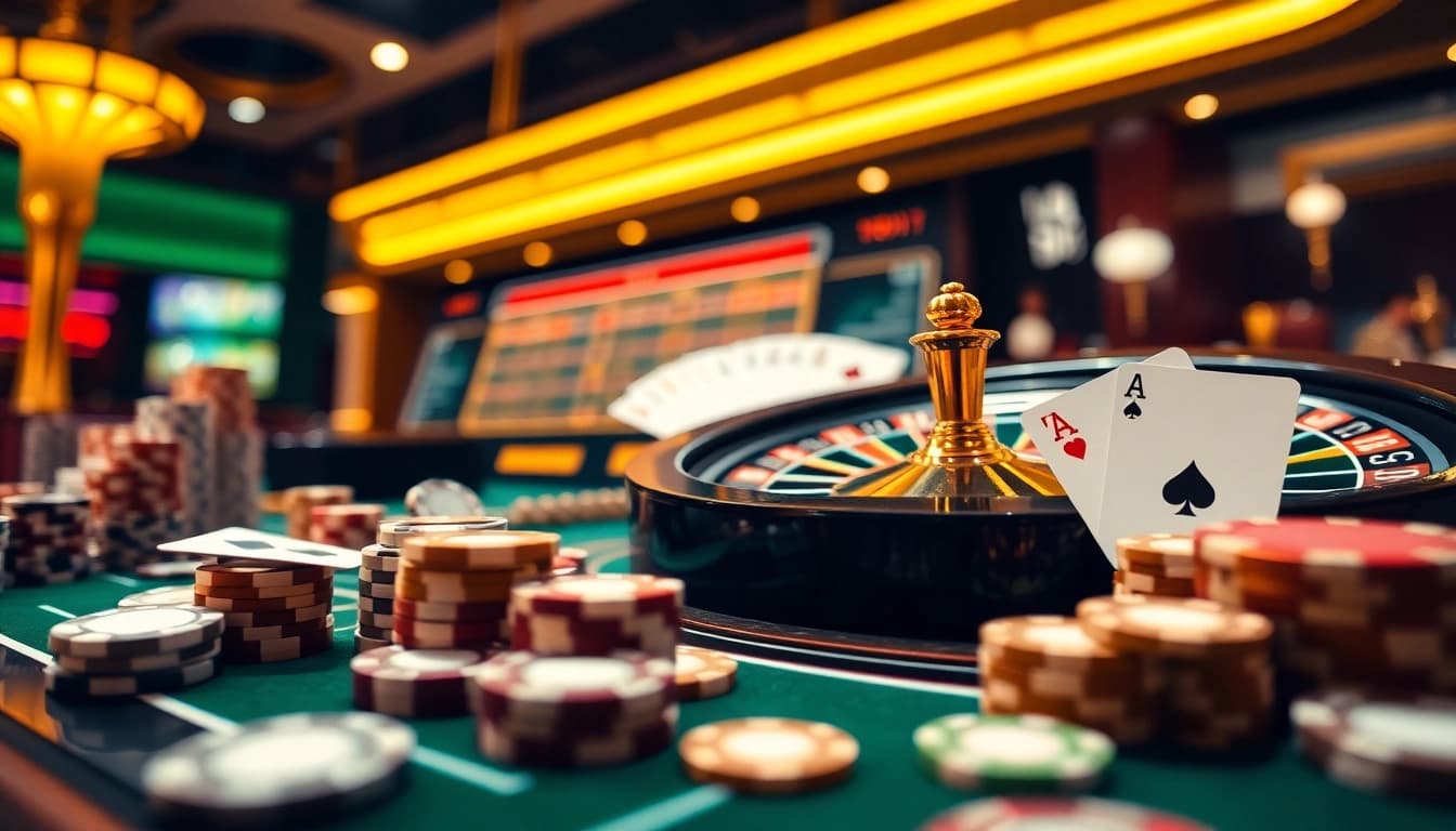 Experience the excitement of gaming at situs aresgacor with vibrant casino visuals and interactive elements.