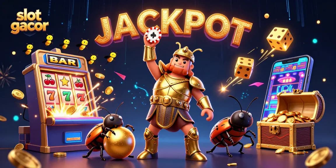 Experience the excitement of slot gacor with vibrant 3D cartoon characters highlighting jackpot wins!