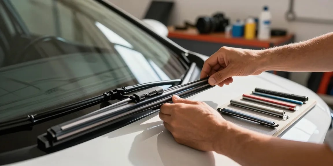 Installing a premium rear wiper blade for enhanced visibility and safety