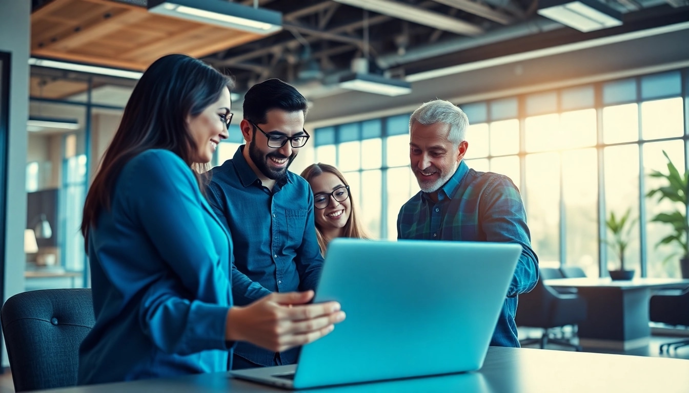 Boost your business with effective online marketing edmonton strategies in a collaborative setting.