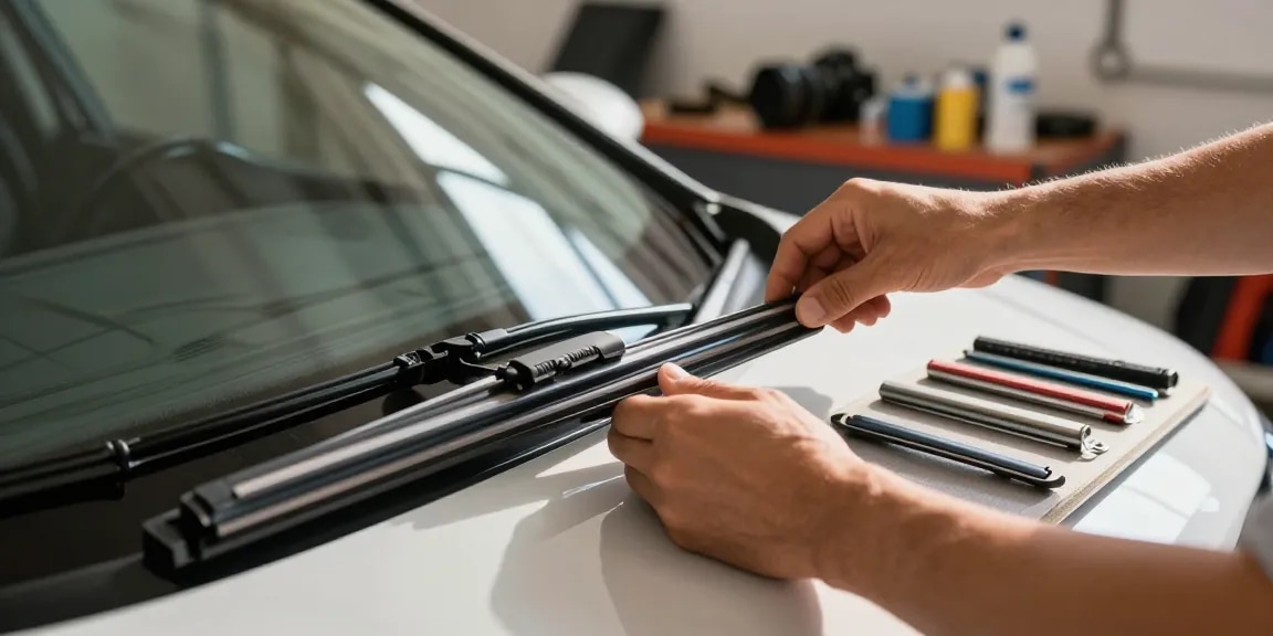 Installing a premium rear wiper blade for enhanced visibility and safety