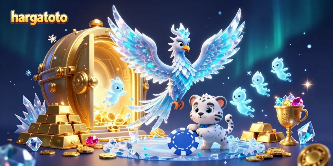 Experience the excitement of hargatoto with an engaging illustration of a magical casino scene.