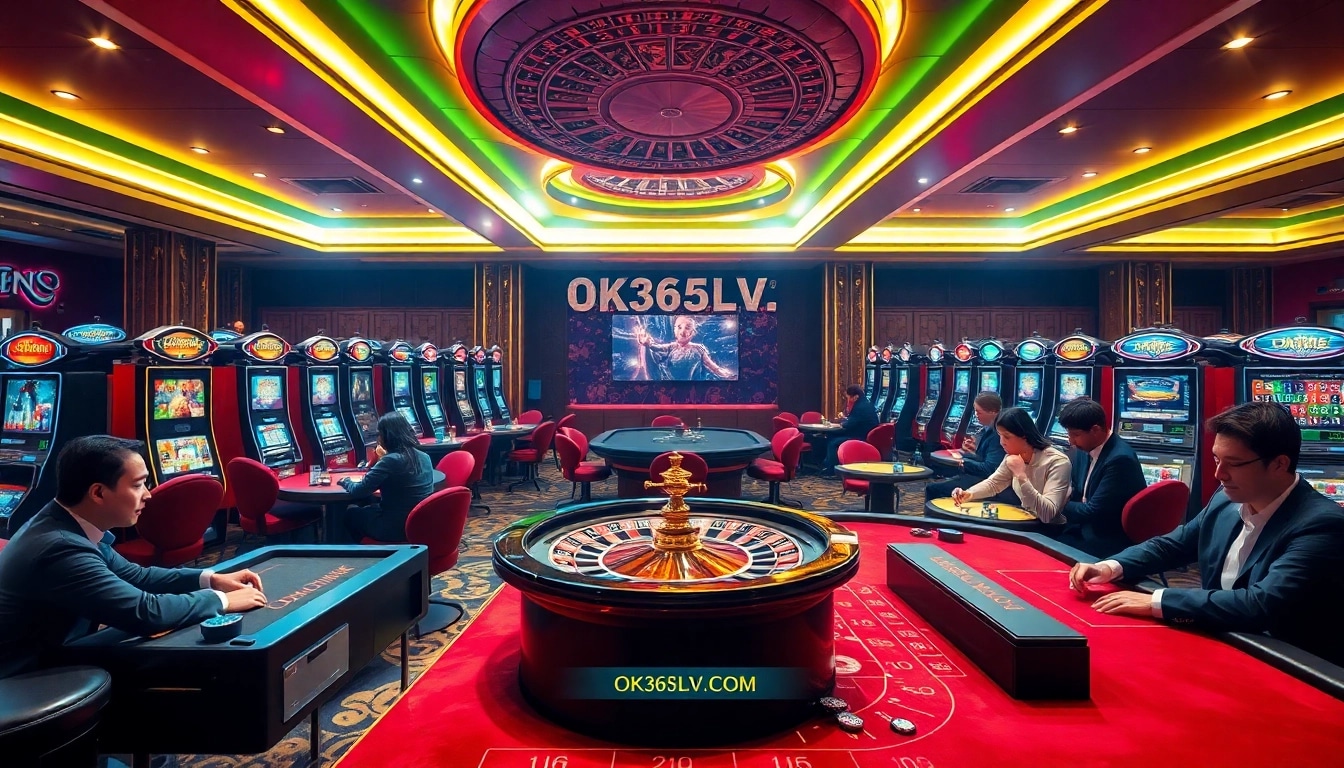 Experience the excitement of online gaming at OK365LV.COM with engaging casino activities.