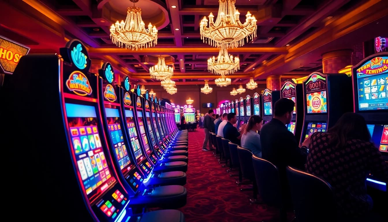Nikmati permainan bandar slot yang seru di kasino yang menawarkan berbagai mesin slot menarik.
