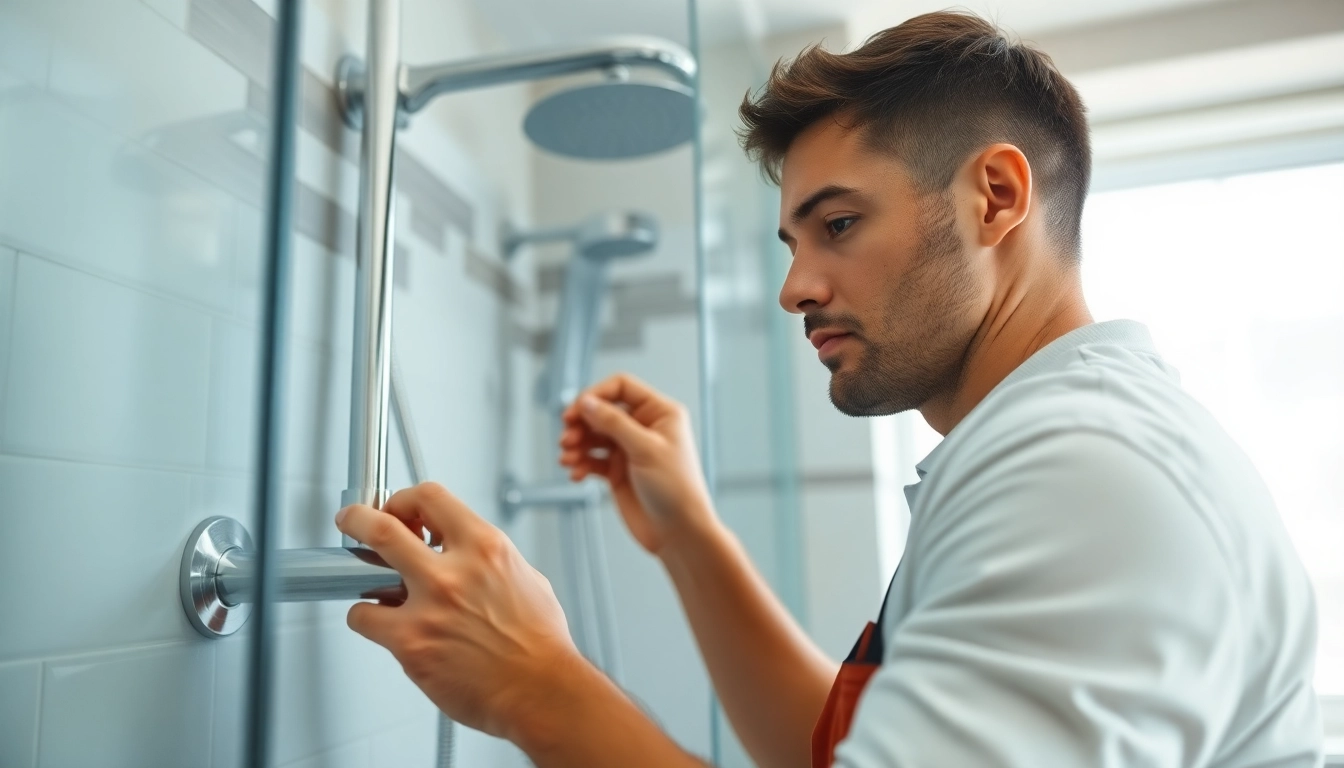 Professioneller Sanitärinstallation durch sonni sanitär GmbH in modernem Badezimmer.