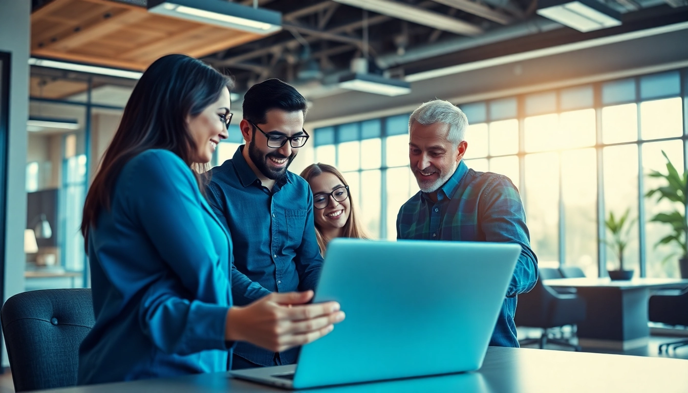 Boost your business with effective online marketing edmonton strategies in a collaborative setting.