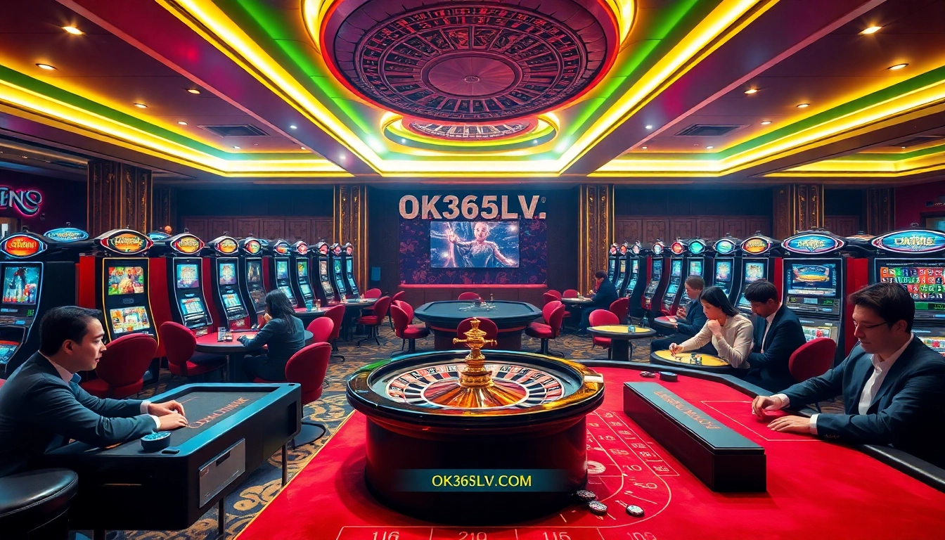 Experience the excitement of online gaming at OK365LV.COM with engaging casino activities.