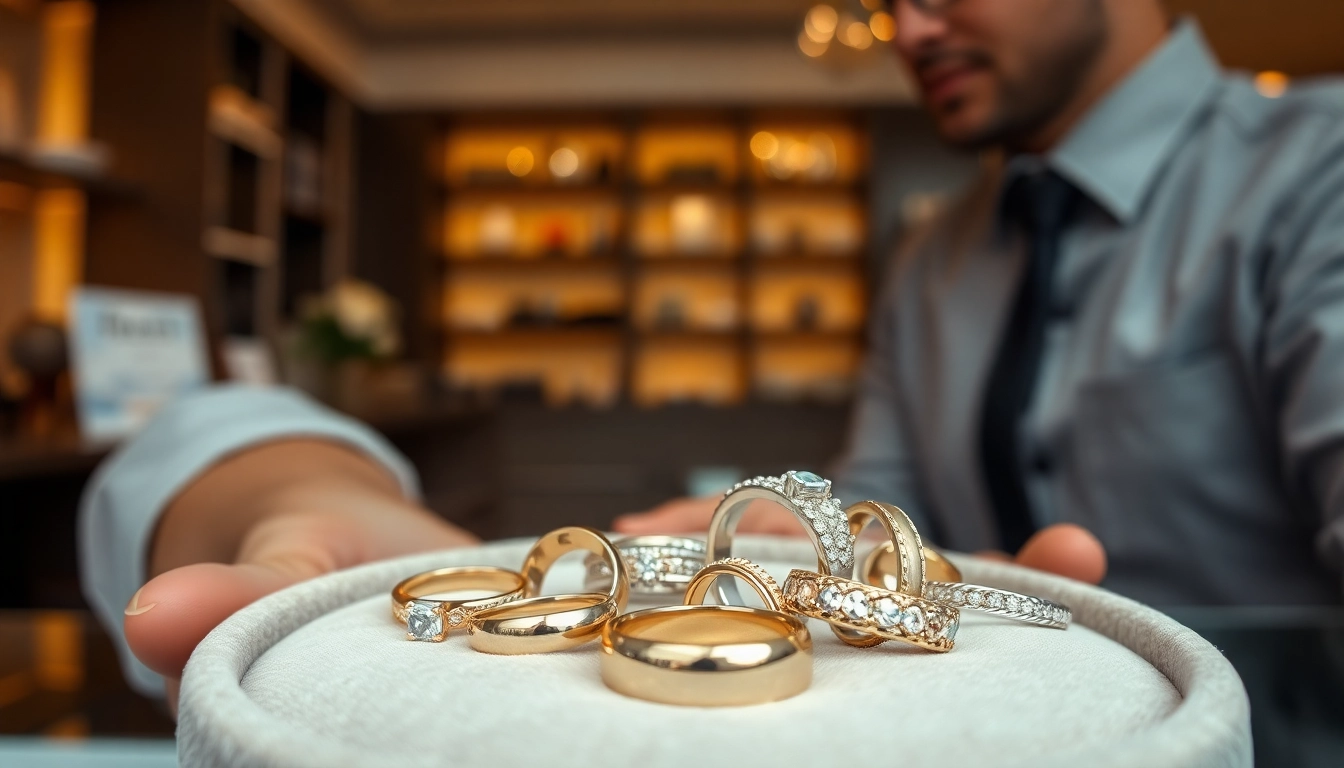 Showcase of exquisite wedding bands highlighting craftsmanship and design details.