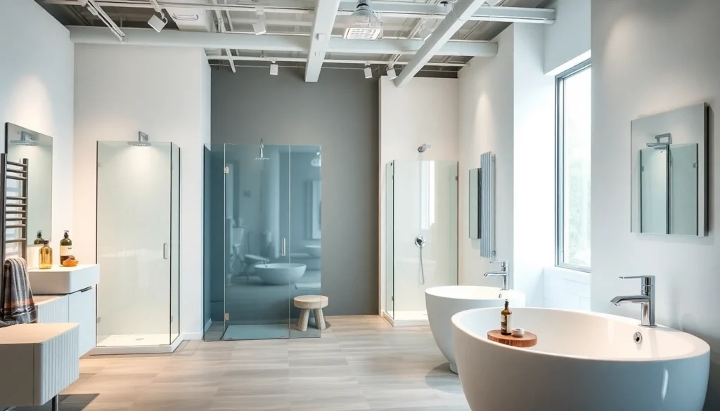 Sonni sanitär GmbH präsentiert elegante Badezimmerprodukte in stilvollem Ambiente.