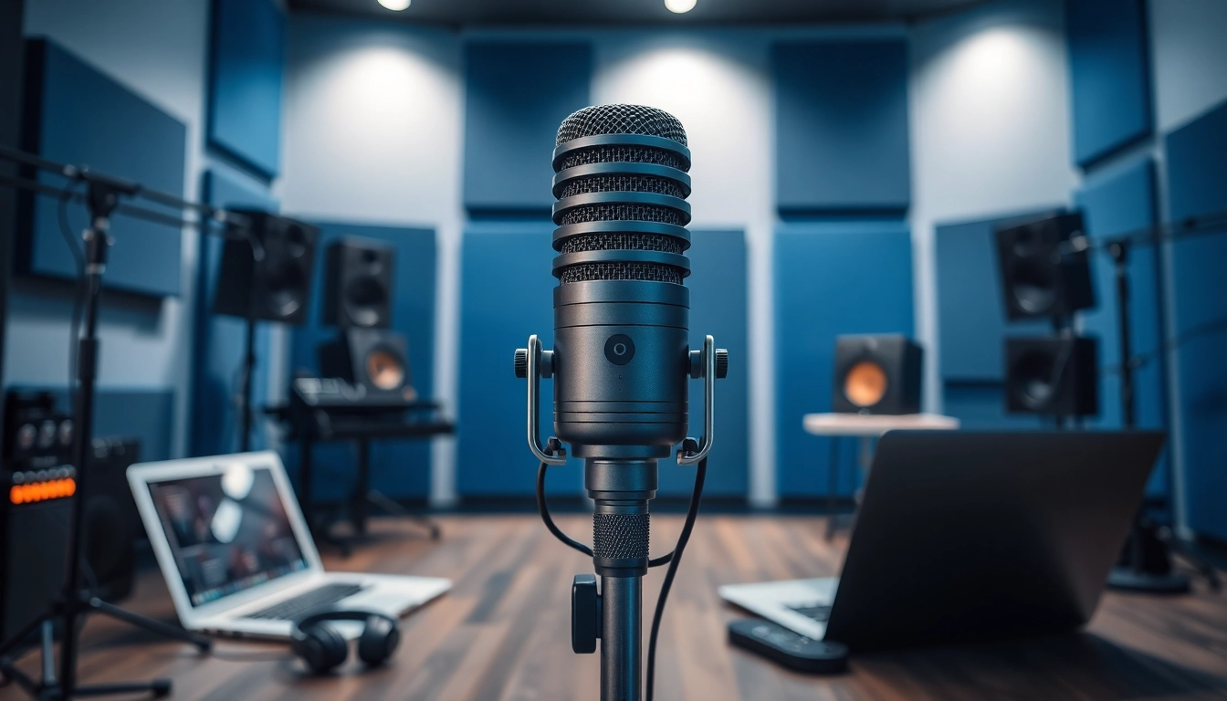 MV88 microphone displayed in a modern studio setting, emphasizing audio technology.