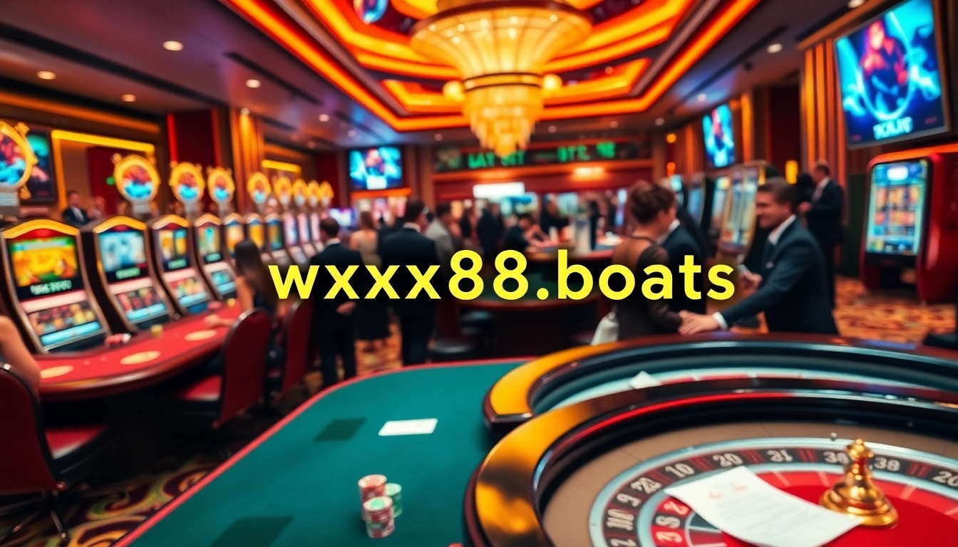 Engage with the bustling environment of https://xx88.boats/ at glamorous casino tables filled with eager players.