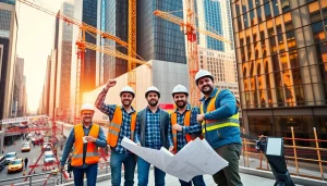 Building a future with dedicated New York City Commercial General Contractor working on-site.