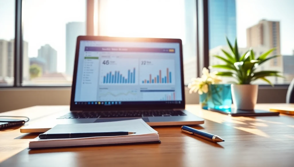 Boost engagement with our effective facebook smm panel services showcased in a vibrant workspace.