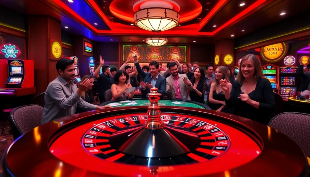 Experience the excitement of winning at trang chủ okfun with roulette and poker action!