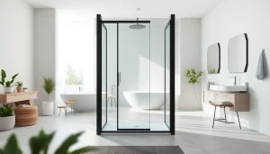 Admirez la paroi de douche 150x200 au design élégant et moderne.