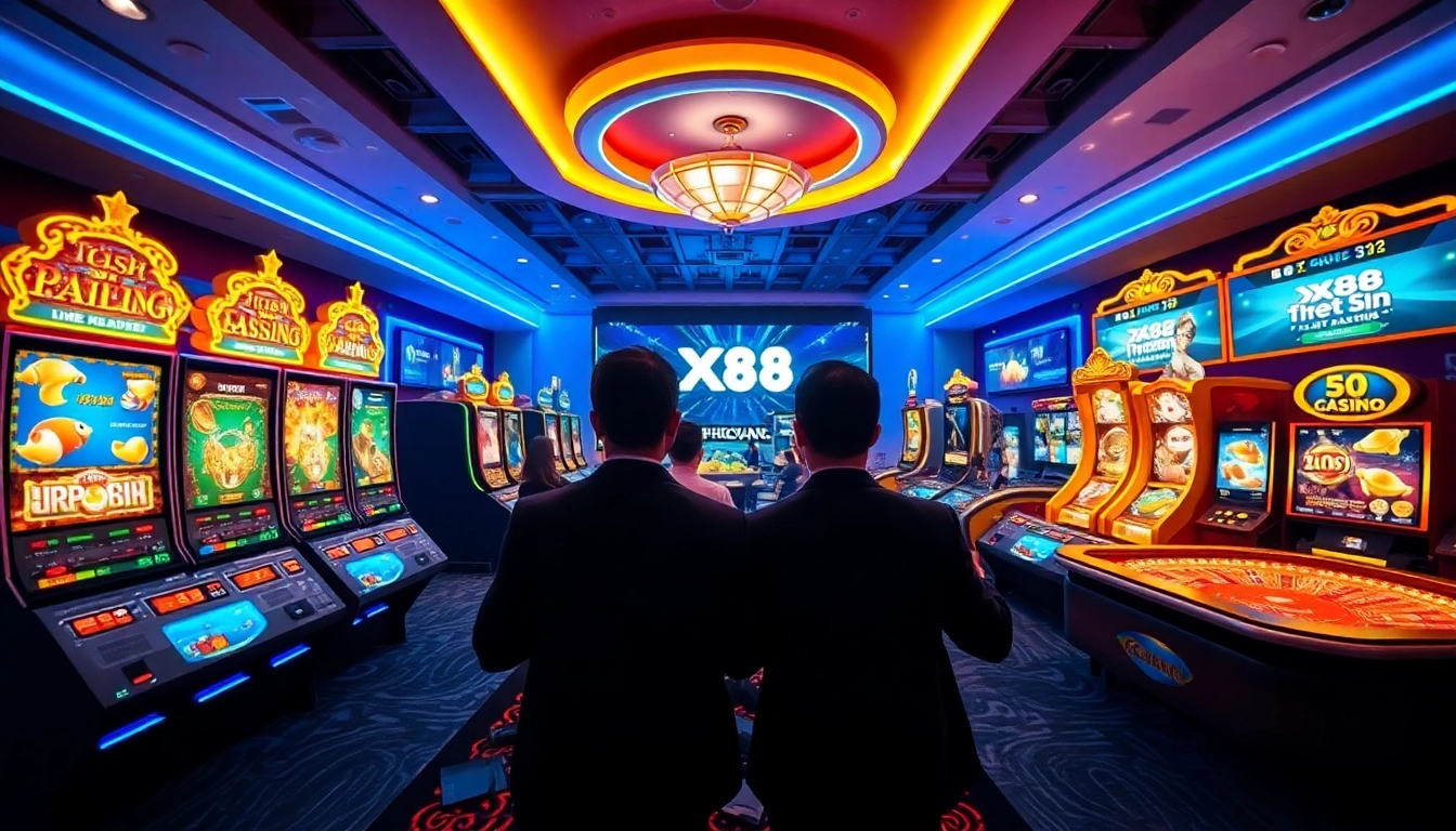 Exciting gaming visuals featuring XX88 platform with engaging games and sleek design.