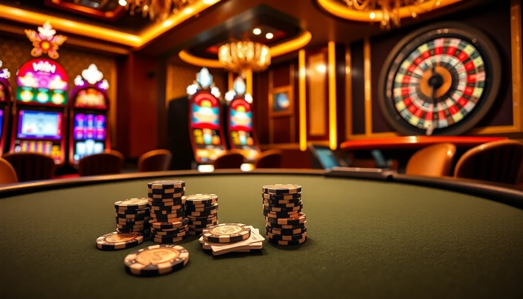 Experience the allure of iwin club with vibrant slot machines and luxurious poker tables.