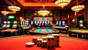 Experience the excitement of gambling at tg88 com with vibrant casino tables and rich poker chips.