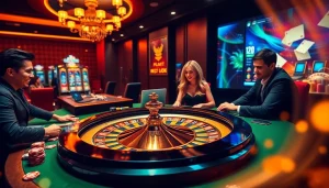 Experience the best of okwin liên minh at a vibrant online casino with roulette action and player excitement.