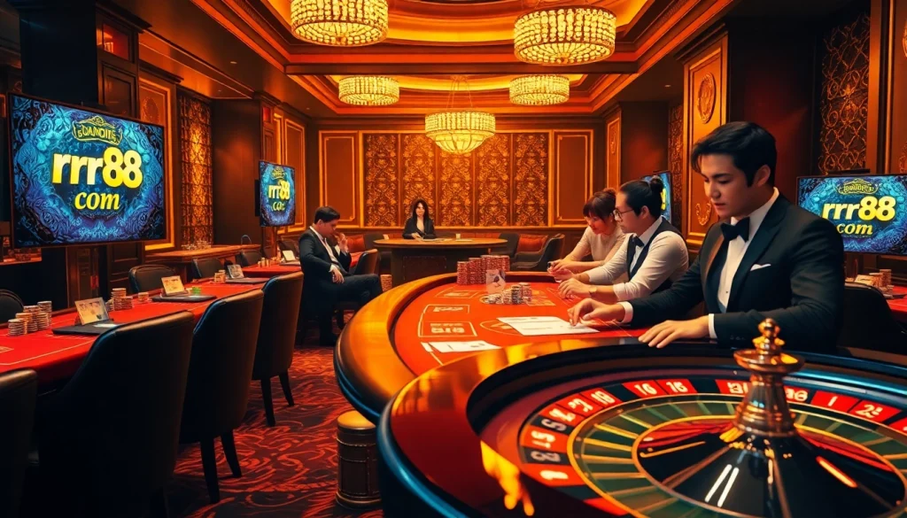 Experience the excitement of gambling at rr88 com with vibrant casino games and engaging players.