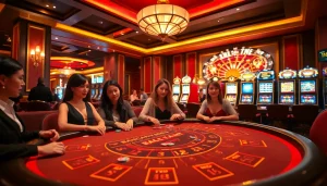 Experience thrilling baccarat gameplay at https://f168.ing/ with vibrant casino ambiance and engaged players.