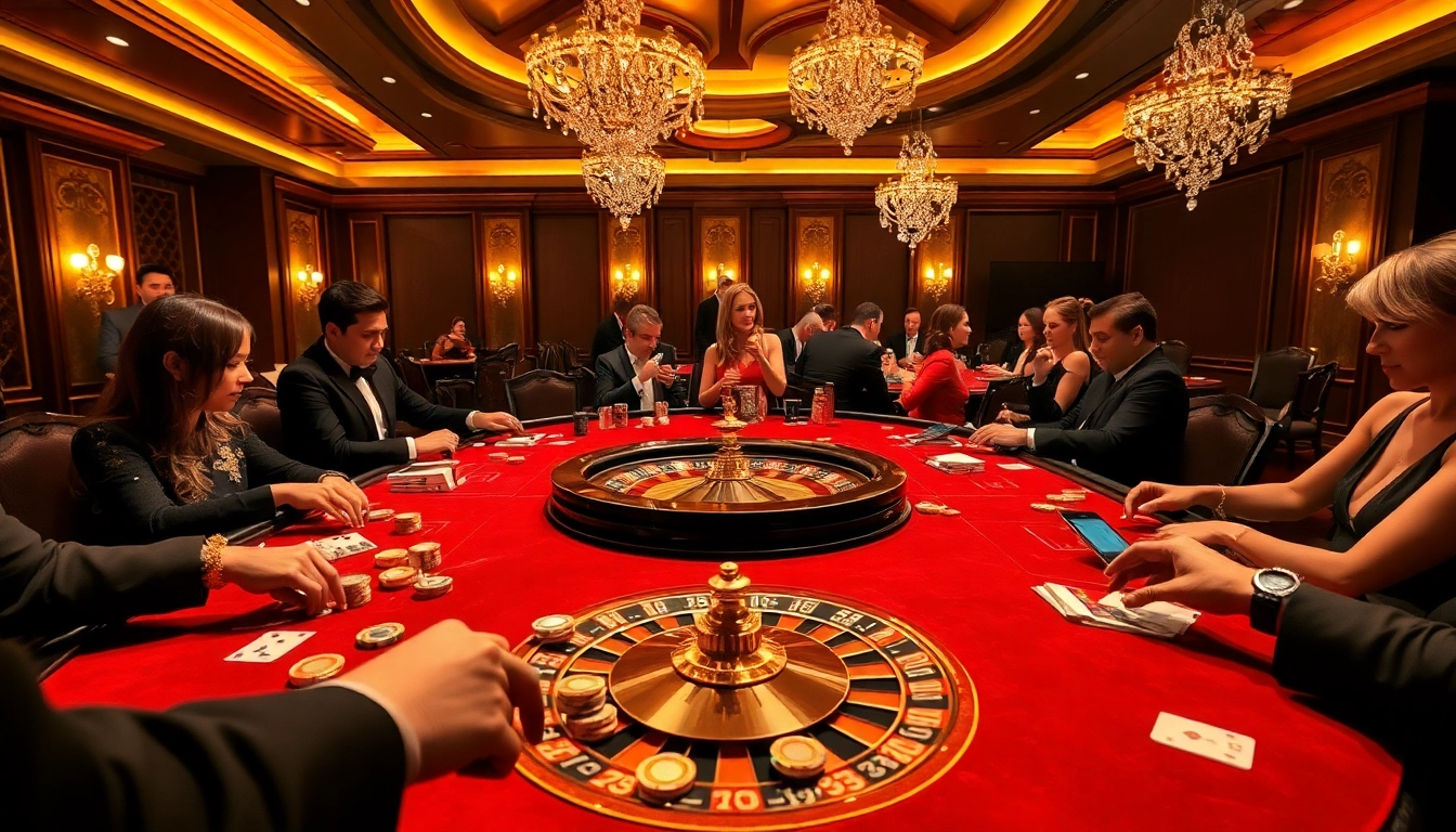 Experience the excitement of winning at gambling tables featured on https://dagapq.com/ with luxurious decor and players fully engaged.