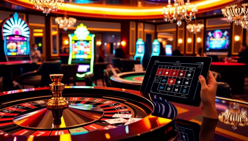 Experience thrilling games at SHBET casino with vibrant roulette and engaging players.