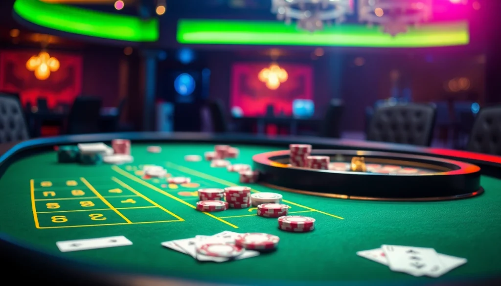 Jogue cassino online e descubra a emoção em uma mesa virtual repleta de fichas e cartas.