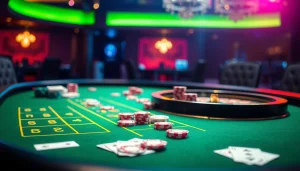 Jogue cassino online e descubra a emoção em uma mesa virtual repleta de fichas e cartas.