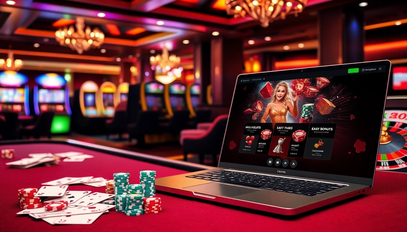 Experience the thrill of kuwin đăng nhập with vibrant casino tables and exciting games.