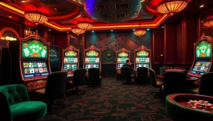 Rasakan demo mesin slot Mahjong yang seru dengan mesin mewah dan elemen kasino yang hidup.