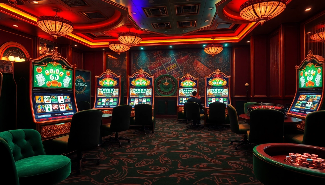 Rasakan demo mesin slot Mahjong yang seru dengan mesin mewah dan elemen kasino yang hidup.