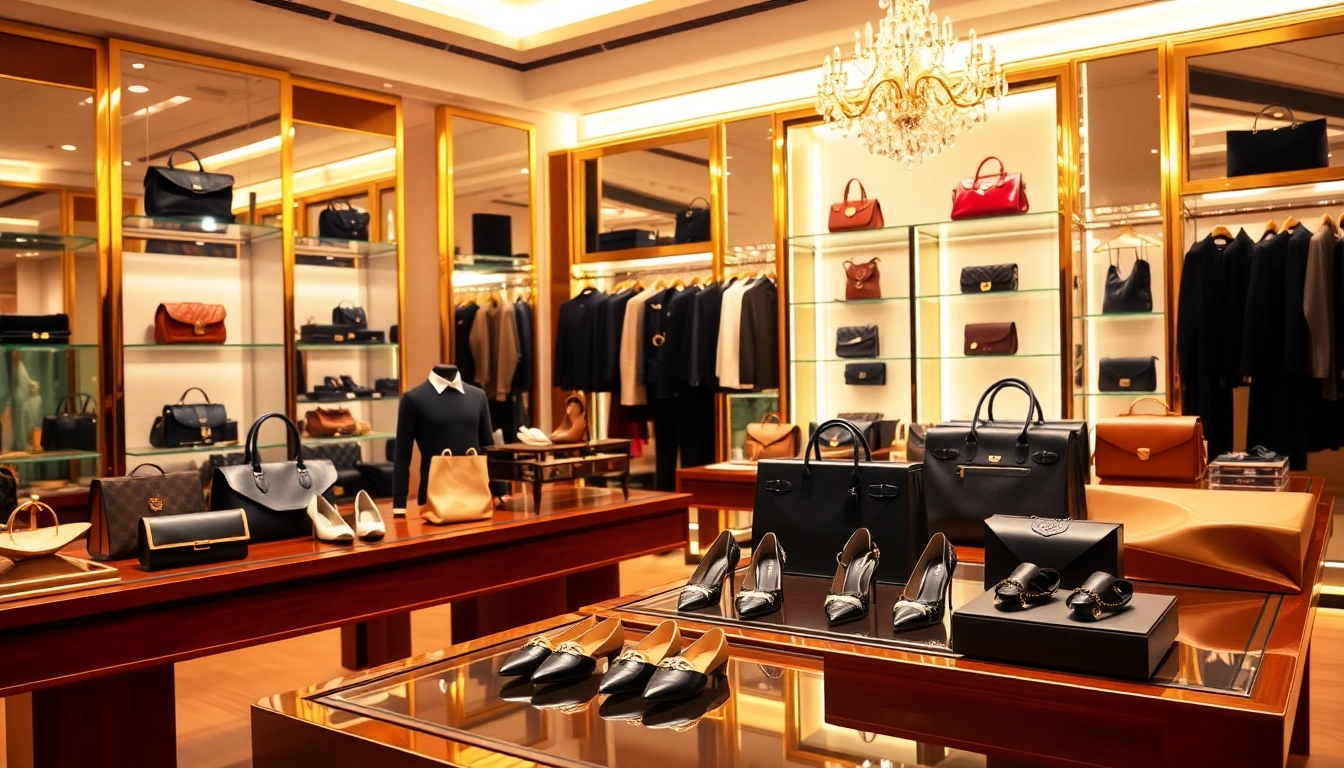 고퀄리티 레플리카사이트의 명품 아이템들이 세팅된 부티크 쇼룸