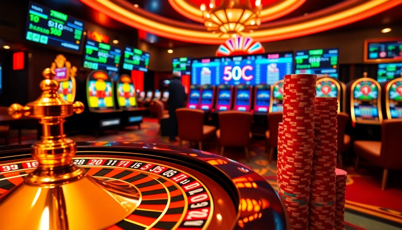 Players engaging with the 7mvn online betting interface, surrounded by casino elements.