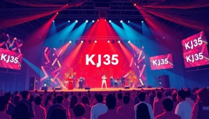 KJC 365 entertainment showcase with vibrant stage, performers, and audience engagement.