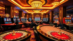 Experience the excitement of gambling at go88 with vibrant tables, chips, and screens.