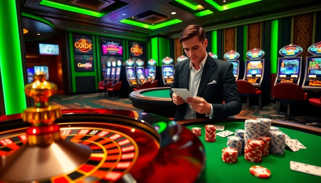 Join the excitement at nova88 with vibrant casino visuals, featuring roulette and poker action!