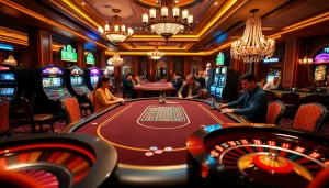 Experience the thrill of 79king com at a luxurious casino poker table filled with action and excitement.
