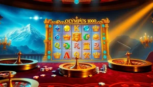 Spin the reels of Olympus 1000 slot game featuring Zeus and thrilling gameplay.