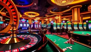 Experience thrilling wins and excitement with dinamit4d in a luxurious casino setting.