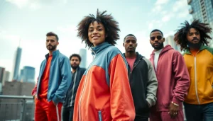 Essentials Tracksuit featured in a vibrant urban lifestyle setting showcasing comfort and style.