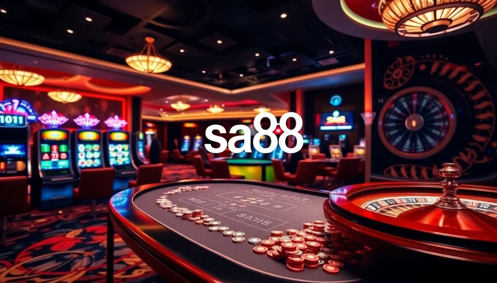 Engage with thrilling sa88 gaming experiences at a luxurious online casino.