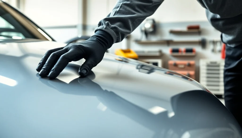 Apply PPF Chattanooga film on a luxury vehicle for superior protection and shine.